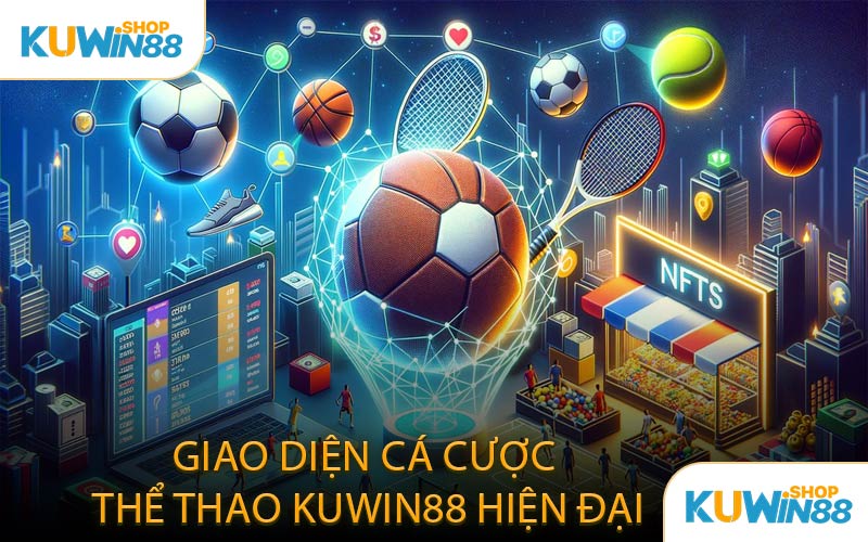 Giao diện cá cược thể thao KUWIN88 hiện đại